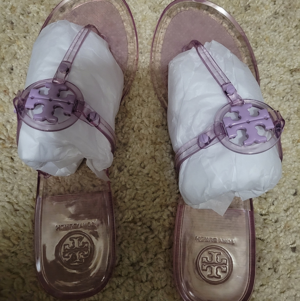 Brand New authentic lilac Tory Burch sandals